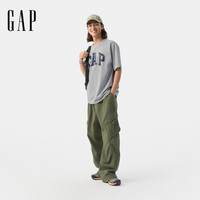 Gap 729356 纯棉胶印大Logo 男士短袖T恤