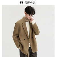 伯爵卓尔 Earl Joel经典通勤双面呢西服男士2025秋冬季新款简约西装外套男 W541611