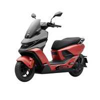 九号 M5 100 电动摩托车 脉冲红/电光绿