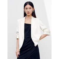 移动端、京东百亿补贴：太平鸟 女装秋季斯文通勤西装A1BAD3101 米色 M