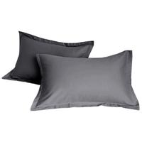 自由 ziiu自由 ziiu A类100支纯棉贡缎枕套 全棉枕头套 单只装48*74cm 瑾瑜灰单支装【高奢贡缎】 100支