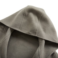 卡宾男装毛呢大衣连帽秋冬款保暖长外套简约气质通勤A 果灰色38 3XL (190) 56