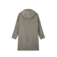 卡宾男装毛呢大衣连帽秋冬款保暖长外套简约气质通勤A 果灰色38 2XL (185) 54