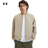 安德玛 UNDERARMOUR） EF Woven男女简约运动休闲外套1389367 都市卡其色299 L