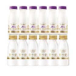 每日鲜语 鲜牛奶 A2β-酪蛋白185ml*6+3.6g 211ml*6  共12瓶