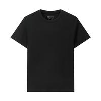 十如仕 2025短袖t恤男女款纯棉圆领打底衫休闲通勤 T12-02 海军蓝 XS