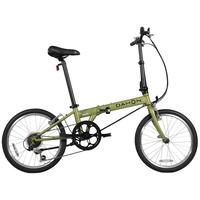 大行（DAHON）经典D6折叠自行车20英寸6速成人休闲单车 KBC061 青草绿 20英寸