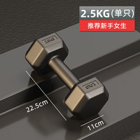 安美特 Anmite 哑铃男士健身家用器材 2kg
