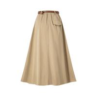 JOSEPH ABBOUD 【含莱赛尔复古工装裙】春季美拉德色系简约文艺半身裙伞裙女