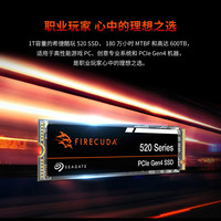 希捷 酷玩520系列 固态硬盘 NVMe M.2 1TB（PCI-E4.0）ZP1000GM3A002