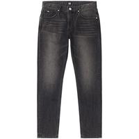 Lee【张凌赫代言】25舒适中腰锥形黑灰色男牛仔裤休闲潮流 黑灰色 32