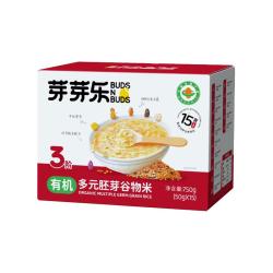 芽芽乐 15天不重样3阶宝宝辅食粥米 有机胚芽米杂粮宝宝粥米50g*15
