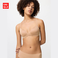 优衣库 女装无钢圈文胸/轻型3D Bra软支撑立体聚拢  479190 34 驼色 75A 适用A75 B75 A80 B80