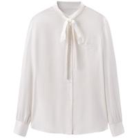 太平鸟冬季斯文系带衬衫A1CAD4462