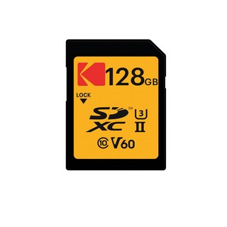 KODAK柯达 专业级SDXC高清相机存储卡 UHS-II U3 V60 128GB