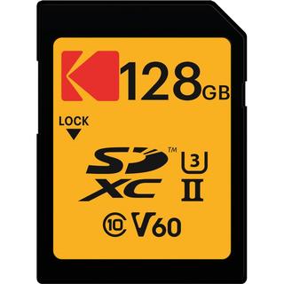 KODAK柯达 专业级SDXC高清相机存储卡 UHS-II U3 V60 128GB