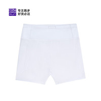 必迈（bmai）新跑步运动轻弹短裙速干轻盈防走光有内衬瑜伽训练裙子 暴风白 M