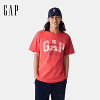 Gap 725626 纯棉印花圆领短袖T恤
