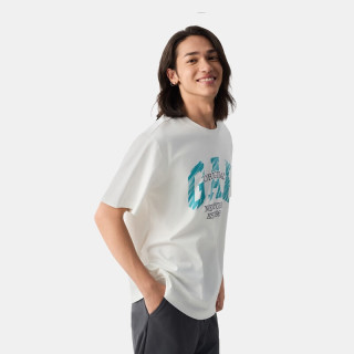 Gap 男女装春季款纯棉印花logo圆领短袖T恤 725626