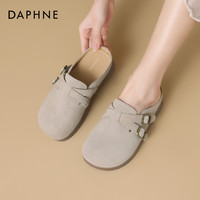 Daphne/达芙妮达芙妮勃肯拖鞋舒适 42660沙色 40