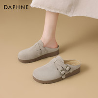 Daphne/达芙妮达芙妮勃肯拖鞋舒适 42660栗色 38