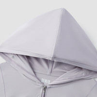 森马（Semir）防晒外套|外套女短款凉感吸湿速干2025夏季连帽夹克109325108002 风信紫70626 2XL 修身版拍大一码