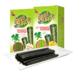 美好时光 海苔卷 盒装罐装多口味松脆儿童拌饭 9条*1盒