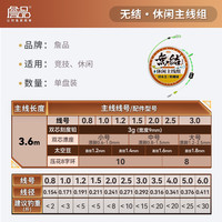 詹品 金刚圈无结休闲成品主线组尼龙线双向加固鲫翘嘴罗非鲤草鱼线