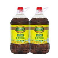 道道全清香菜籽油4L*2洞庭甄选非转基因物理压榨食用油