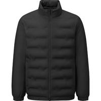 HLA海澜之家羽绒服男曾舜晞同款25抗静电石墨烯保暖外套男冬季 黑色（净色）(27) 4XL 195/108A(XXXXL)191~200斤