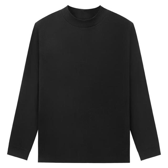 十如仕 95%绵超软弹纯色打底衫（内里柔细绒）  2色可选