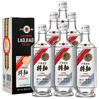 泸州老窖 特曲80版 52度浓香型白酒 500ml*6瓶 整箱装