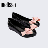 melissa 36125 新品女休闲外穿鱼嘴蝴蝶结芭蕾鞋