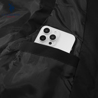 U.S. POLO ASSN.羽绒棉马甲男秋冬季户外防风百搭坎肩背心男外套 黑色   4XL   