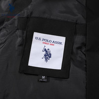 U.S. POLO ASSN.羽绒棉马甲男秋冬季户外防风百搭坎肩背心男外套 深蓝   5XL   