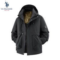 美国马球协会 U.S. POLO ASSN.棉服冬季外套加厚保暖棉衣休闲百搭棉袄上衣男装