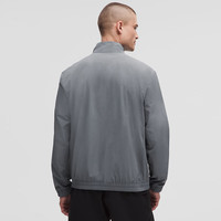 lululemon丨Zeroed In 男士运动夹克 速干芯吸 LM3FGXS 太阳灰 L