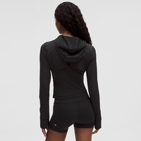 lululemon丨Define 女士短款连帽夹克 *网面 LW3JHWS 黑色 XS /4