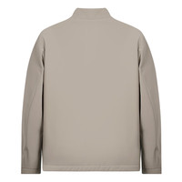 才子（TRIES）棉衣男冬季立领轻商务外套男士抗菌加厚保暖棉服轻便防风男上衣 卡其色 L (170/88A)