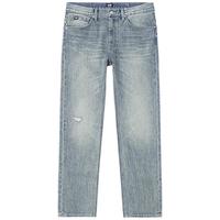 Lee【张凌赫代言】25舒适中腰锥形中蓝色男牛仔裤潮流显瘦潮 中蓝色 31