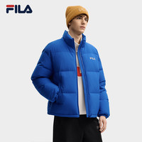 FILA斐乐男士羽绒服2025冬季宽松保暖运动外套RGB多彩羽绒 【升级款】正黑色-BK 190/112B/XXXXL