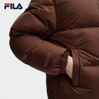 FILA斐乐男士羽绒服2025冬季宽松保暖运动外套RGB多彩羽绒 【常规款】姜喜黄-YE 175/96A/L
