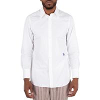 Embroidered Logo Cotton Shirt