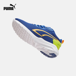 PUMA 儿童大童休闲运动鞋跑鞋 皇家蓝-橙橘色-彪马白 36