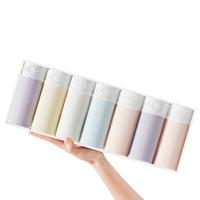 莫代尔7条装女士内裤女纯棉7A抗菌100%棉裆中腰无痕透气少女内裤 L 【95-115斤】