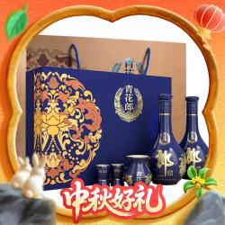 郎酒 青花郎 53度 酱香型白酒 500ml*2瓶 礼盒装