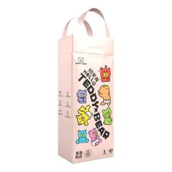 泰迪熊 自在无痕纸尿裤S40片(4-8公斤) 新生儿宝宝尿不湿裸感夏季超薄