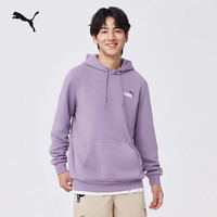 休闲卫衣男女卫衣复古美式加绒连帽上衣 674471彪马puma奥莱 浅紫色-29 XS