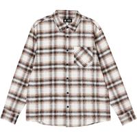 杰克·琼斯（JACK&JONES）潮百搭胸前单侧贴袋LOGO纽扣门襟刺绣装饰长袖衬衫男装225105007 E10坚果