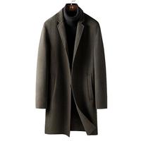 【奥莱款】经典呢子大衣男舒适羊毛大衣男保暖男士大衣外套男大衣